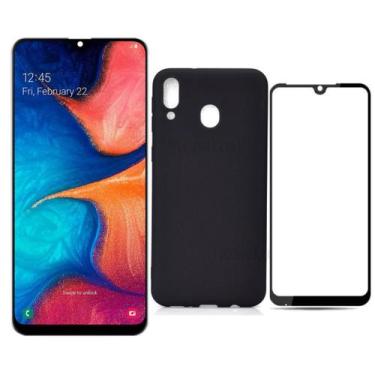 Imagem de Tela Display Lcd Touch Para A30 + Capinha + Película 3D - inova