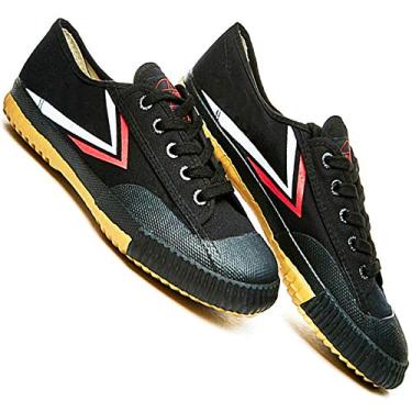 Imagem de Kung Fu tênis de parkour de artes marciais, sola de borracha, Preto, 44(Men 10.5|Women 12)