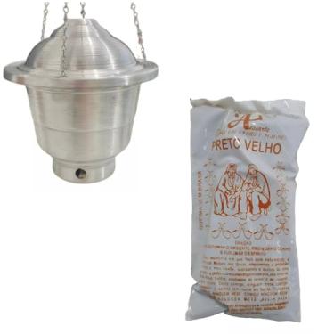 Imagem de Kit Defumação Turíbulo + Defumação Preto Velho - Oferta