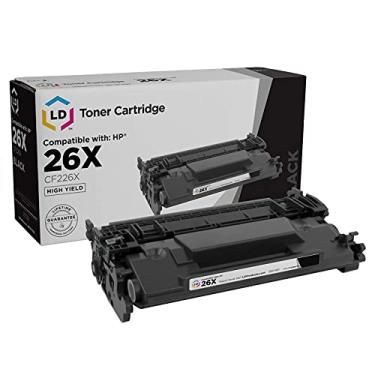 Imagem de LD Substituição compatível de produtos para cartucho de toner HP 26X CF226X 26A CF226A para Laserjet Pro M402d M402dn M402dne M402dw M402n (preto de alto rendimento) Veja a lista de impressoras