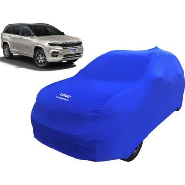 Imagem de Capa Jeep Commander Tecido Lycra Macio Não Risca Pintura - Mz, Azul