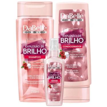Imagem de Kit Dabelle Explosão de Brilho + Shampoo 250ml Condicionador 175ml Sér