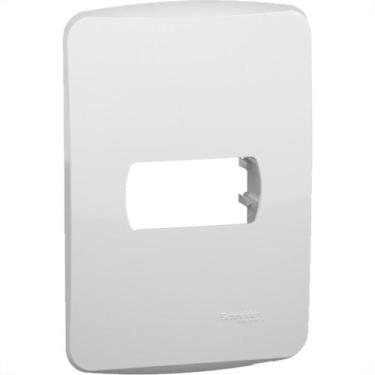 Imagem de Placa Schneider Miluz Branca 4X2 - 1 Modulo Com Suporte - S3B57210