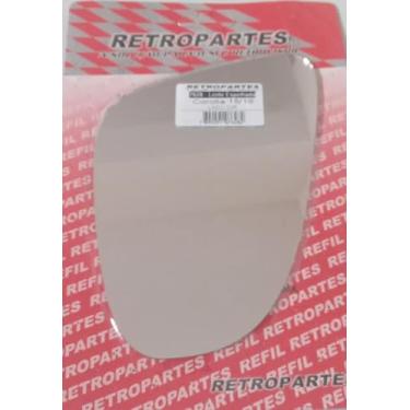 Imagem de Lente de Retrovisor Lado Direito para Compatível Corolla 2015-2019, Sem Base