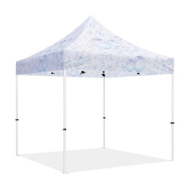 Imagem de Tenda de dossel pop-up 25 x 25 cm com paredes laterais, série ABLEM8CANOPY ULTRA8 resistente com cobertura instantânea para eventos comerciais ou esportivos ao ar livre, pátio, quintal, bolhas, sem parede)