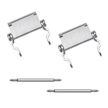 Imagem de Ozzagar Adaptador de relógio compatível com pulseira multiferramenta LEATHERMAN TREAD, compatível com relógio de 24 mm de largura, feito de aço inoxidável usinado com precisão (24 mm, prata)