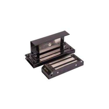 Imagem de Fechadura Magnética Eletroímã DZ M150 Preto Ipec