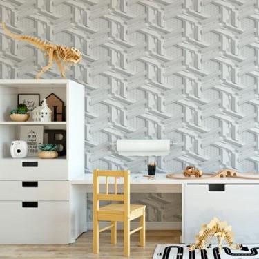 Imagem de Papel de Parede Placa 3D 93 - Império da Impressão