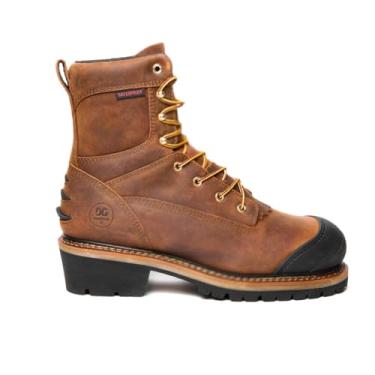 Imagem de GOODVILLE Bota masculina Catskill-Series 23 cm bico composto impermeável para trabalho masculino com classificação ASTM-F2413, calçados de trabalho industriais e de restrição com sola resistente a
