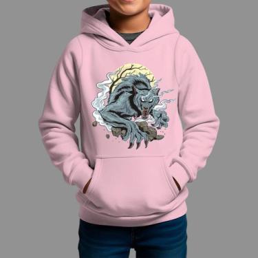 Imagem de Moletom Canguru Infanto Juvenil Streetwear Casual Moda De Rua Inverno 