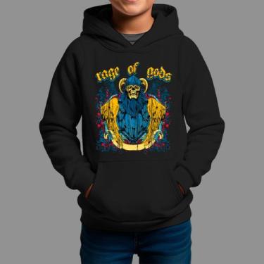 Imagem de Moletom Canguru Infanto Juvenil Algodão Moda De Rua Confortável Invern