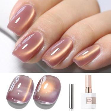 Imagem de Verniz Gel Double Rhythm Ice Glass Cat Eye Violeta Escuro - 15ml
