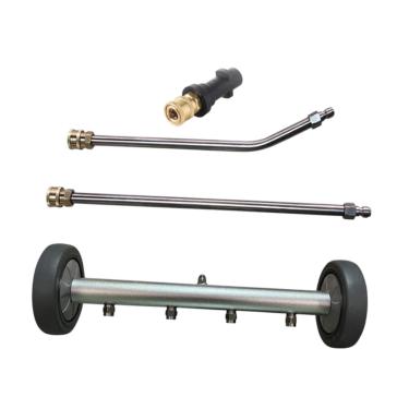 Imagem de WeiLaiKeQi Limpador de material rodante de material rodante de material rodante de carro de lavagem de carro com vassoura multiuso Lavadora de alta, Roda Preta