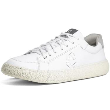 Imagem de Sapatenis Masculino Couro Denim Bora Conforto Democrata