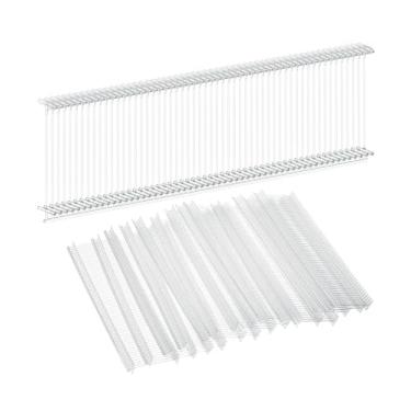 Imagem de Mr. Pen - Fixadores de pistola de etiquetagem padrão, 2,5 cm, 5000 peças, branco, fixadores de arma de plástico, refis de pistola de etiquetagem, refil de pistola de costura, refis de etiquetas de