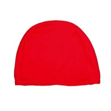 Imagem de Touca de natação de tecido hidroginástica - LAÇO&REDE, Vermelho, G adu