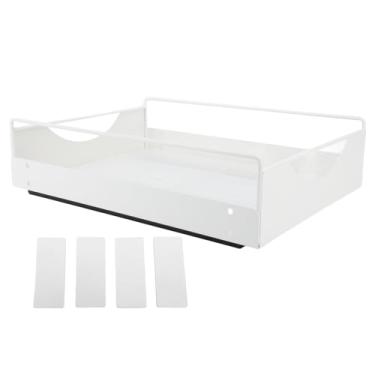 Imagem de Organizador de gabinete removível QANYEGN, prateleiras de despensa deslizantes extensíveis para armazenamento, prateleiras de despensa deslizantes silenciosas de aço carbono para (Grande)