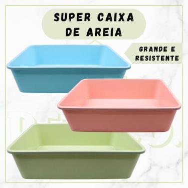 Imagem de Super Caixa de Areia para Gatos Grande - Pet&Co.