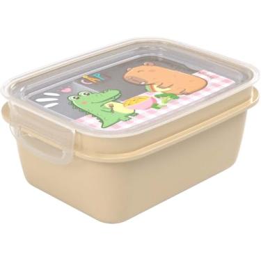 Imagem de Marmita Decorada com Trava 850Ml Plasútil