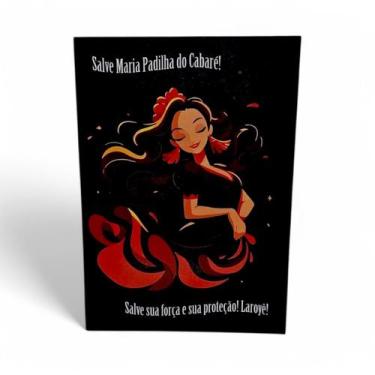 Imagem de Placa Decorativa Maria Padilha do Cabaré Mdf com Fita 27 cm - Flash