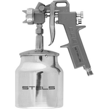 Imagem de Pistola de Pintura Pneumática Baixa Pressão Para Compressor Tanque Bai