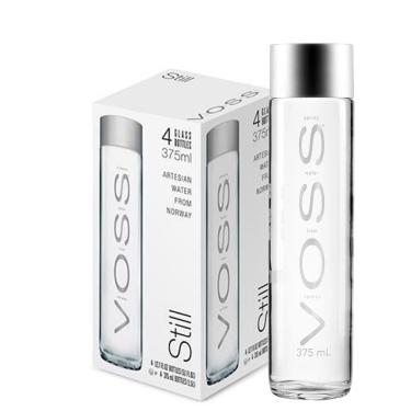 Imagem de Água Mineral Voss Sem Gás Garrafa De Vidro 375ml (4 und)