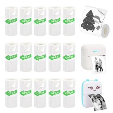Imagem de Papel adesivo para mini impressora Vicbear 15 rolos 57x25mm
