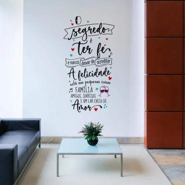 Imagem de Adesivo De Parede O Segredo é Ter Fé
