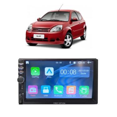 Imagem de Kit Multimídia Ka 2008 / 2013 7 Pol Carplay AndroidAuto USB BT FM - 7810HCPAA FirstOption