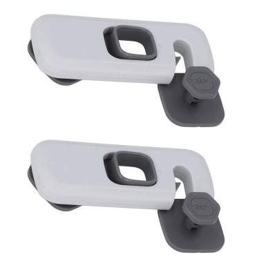 Imagem de Trava de Segurança Gaveta Geladeira Kit 2 unidades Criança Bebe Armario Porta Evita Acidente Fechadura Multiuso Resistente