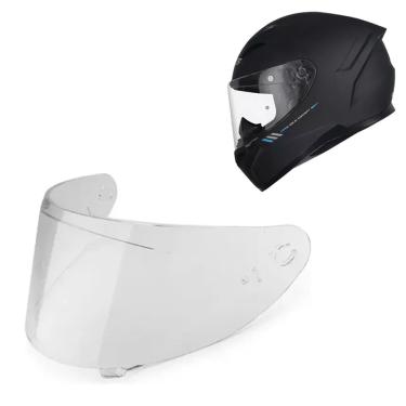 Imagem de Viseira Capacete Axxis Cristal V18b Segment Draken Polivisor