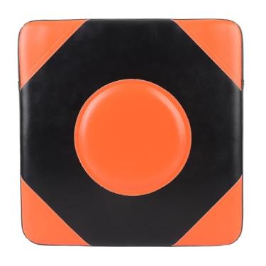 Imagem de Luqeeg Almofada de boxe de perfuração de parede para adultos, alvo de parede de couro espesso, saco de boxe doméstico com alças para Taekwondo, artes marciais