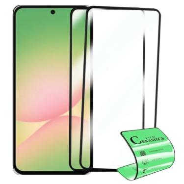 Imagem de 2 Películas Protetora de Cerâmica Compatível Samsung Galaxy A56 Cobertura Total, Não Quebra
