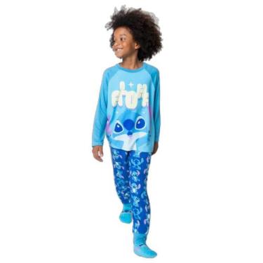 Imagem de Pijama Manga Longa Viscolycra Menino Stitch - Puket, 4