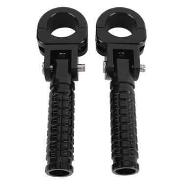 Imagem de 1 par de Pinos de pé de Motocicleta, Liga de Alumínio Aprimorada Aperto de ângulo Ajustável Pedra de pé para Moto Com 1in 1in 1.06in 1,25 pol.