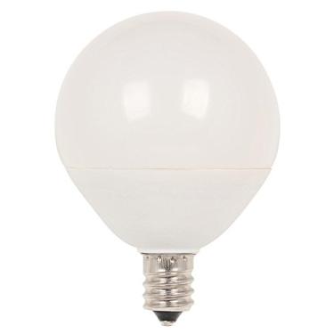Imagem de Westinghouse Lighting 4513100 Lâmpada de LED branca macia regulável Equivalente G16-1/2 com base de candelabro