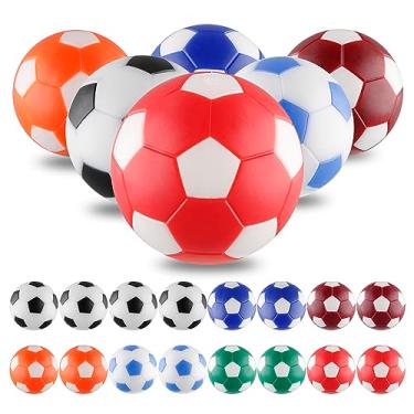 Imagem de BQSPT Bolas de Pebolim de 32 mm – 16 peças de Pebolim de Substituição Oficial Multicoloridas para Jogo de Futebol de Mesa