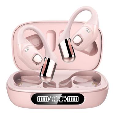 Imagem de Fones de ouvido Open Ear 2B2C Bluetooth 5.3 sem fio com microfone 80H 