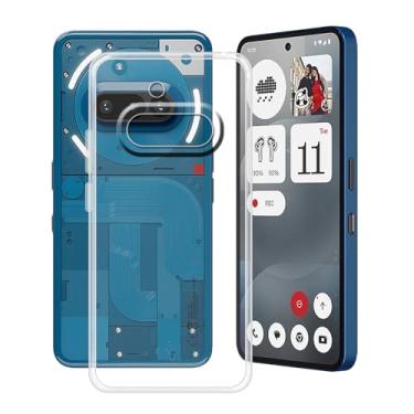 Imagem de HGJTFANY Capa de telefone para celular Nothing Phone 3a (6,7 polegadas), capa de silicone macio transparente à prova de choque [ultrafina] [antiamarelamento] Capa de TPU flexível para celular 3a