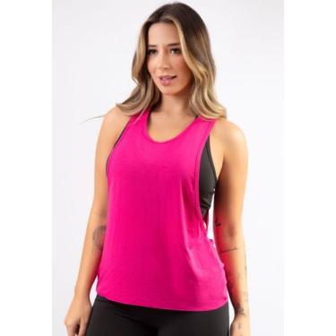 Imagem de Kit 3 Regata Cavada Fitness Dry Fit Furadinha Academia Blusa Feminina 