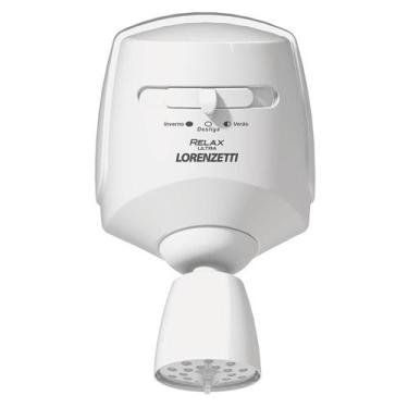 Imagem de Chuveiro Elétrico 3 Temperaturas Relax Branco De Parede 220V 5500W Lor