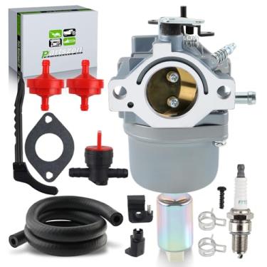 Imagem de partszen Carburador 591731 593433 para Poulan Pro PP19A42 PP105G30 PP175G42 PB195H42LT Nikki 592953 592223 592224 592225 592226 59226 592223 948 com Kit de ajuste