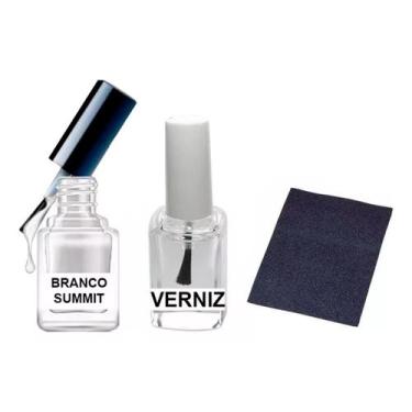 Imagem de Tinta Retoque Tira Risco Carro Chevrolet - Branco Summit - Jhow Adesiv