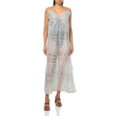 Imagem de Baum und Pferdgarten Ajuste regular feminino, Leopardo cinza para escritório, 36