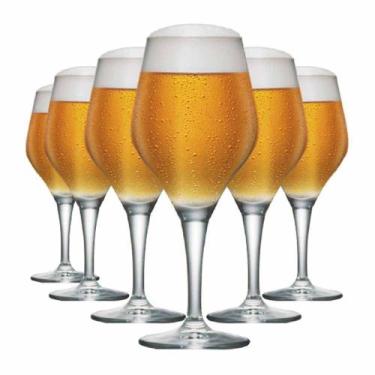 Imagem de Jogo de Taças de Cristal Beer Sommelier para Cerveja 615ml, 6 pcs Ruvo