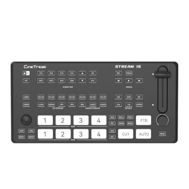 Imagem de Cinetreak Stream 1S Multi Camera Video Switcher Mixer 4K Live Streaming Switcher with 4 SDI Inputs, Multifunctional Streaming Solution for Professional Broadcasters