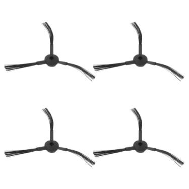 Imagem de Be In Your Mind 4 peças de escova de borda triangular de robô de varredura com escova lateral compatível com iLife A4s V3s A4 V5 V5s Pro acessório de aspirador de pó robô