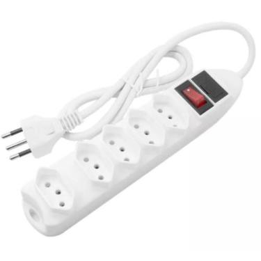 Imagem de Filtro De Linha 5 Tomadas Branco Multilaser - WI300