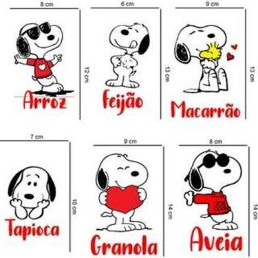 Imagem de Cartela C/05 Unid De Adesivos Para Potes - Temas - Lojinha Da Luc Ades