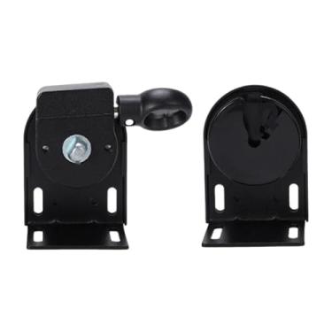 Imagem de WeiLaiKeQi Suportes de montagem para persianas externas, peça de reposição, suportes sem fio, kit de manivela sem fio para, quintal, Preto